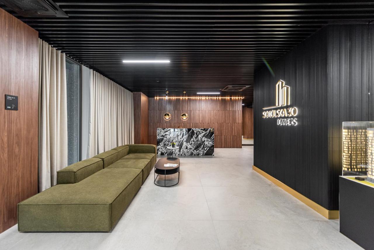 Apartamenty Tespis - Sokolska 30 Towers Katowice Kültér fotó